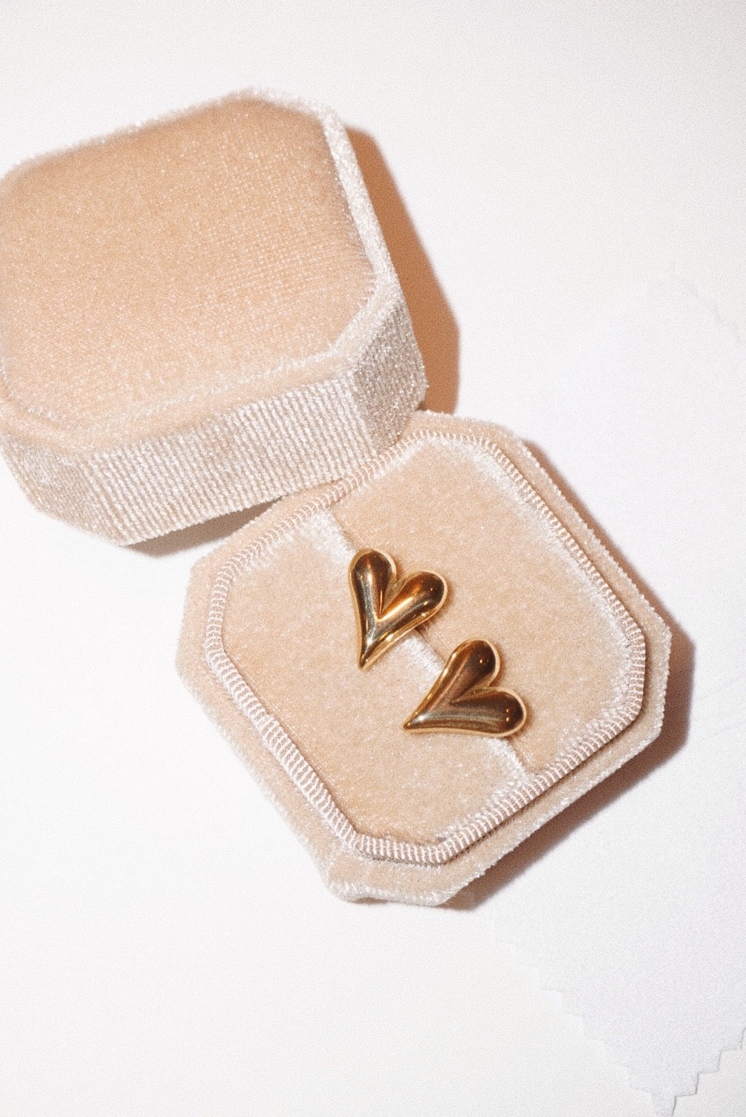 Gold hearts